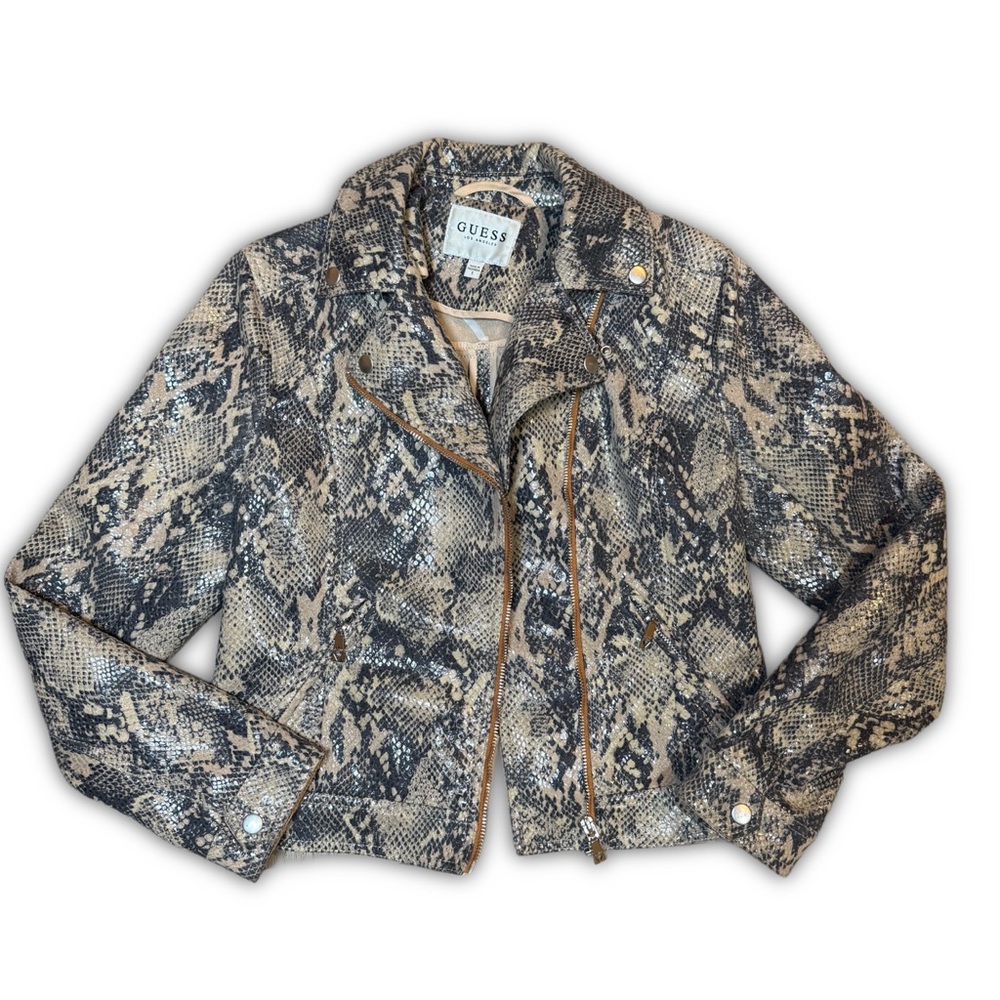 Guess Multi-Tone Snake Print Jacket